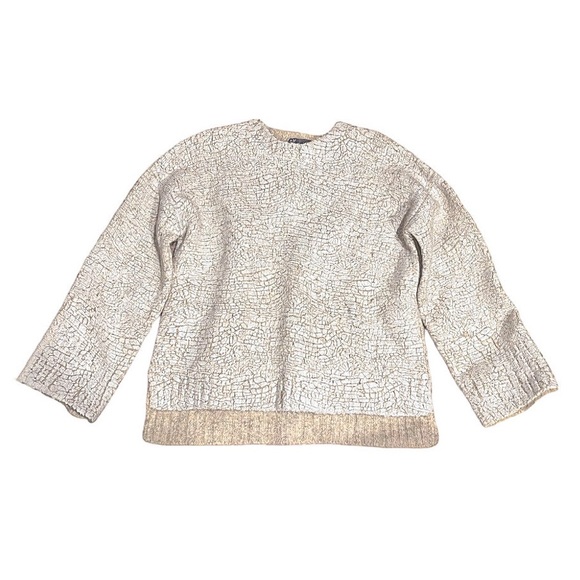 Zara Crackled Knit Sweater - Picture 7 of 10